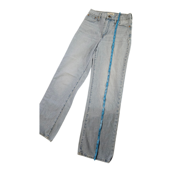 Madewell Slim Wide-Leg Full-Length Size 26 Light Blue Jeans - Picture 7 of 9